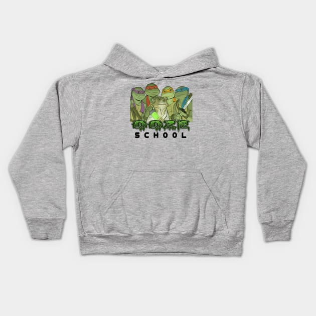 Ooze School Kids Hoodie by DA Studios